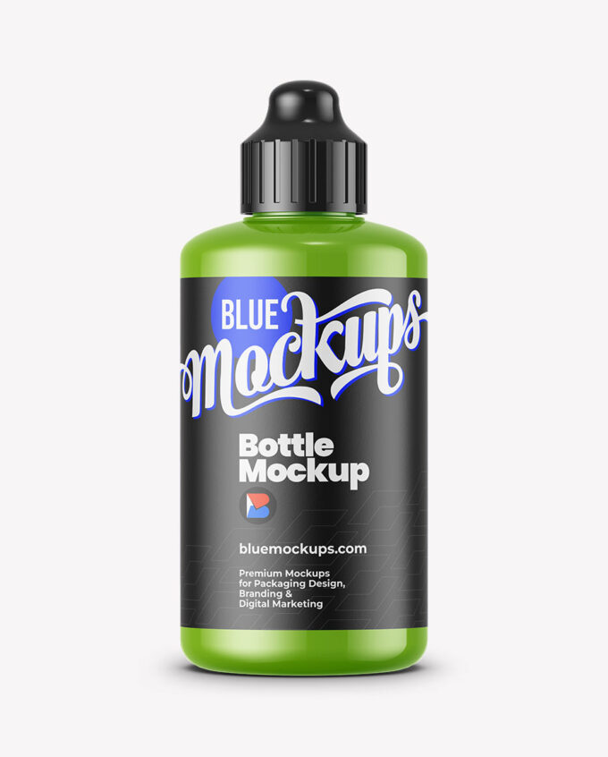 Plastic Bottle Mockup | Glossy