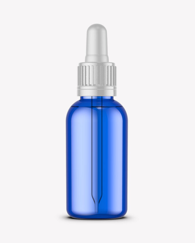 Dropper Bottle Mockup | Blue