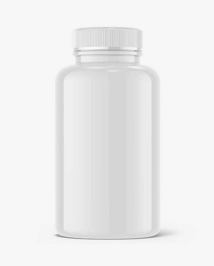 Pills Bottle Mockup | Glossy