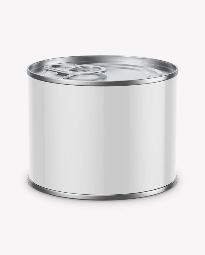 Tin Can Mockup | Top View