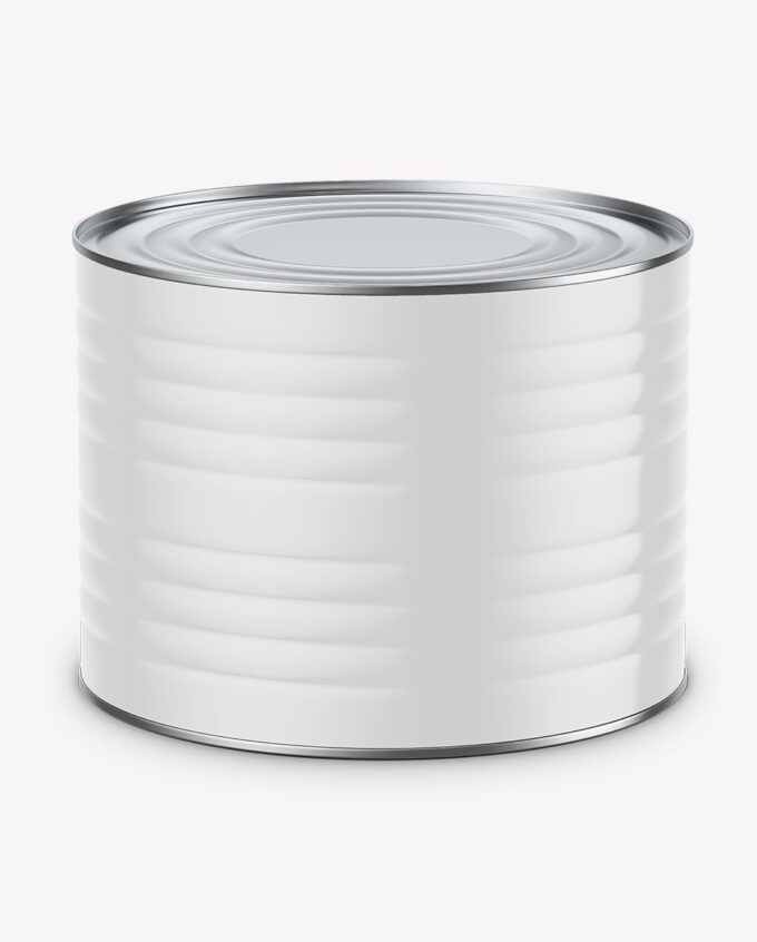 Tin Can Mockup | Top View