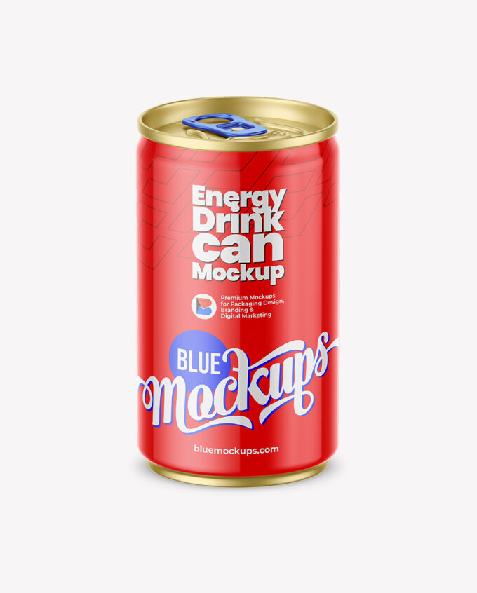 Aluminium Can Mockup | Glossy