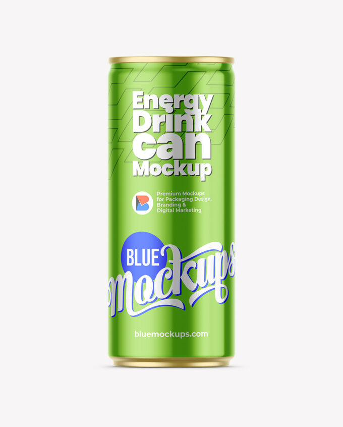 Aluminium Can Mockup | Metallic