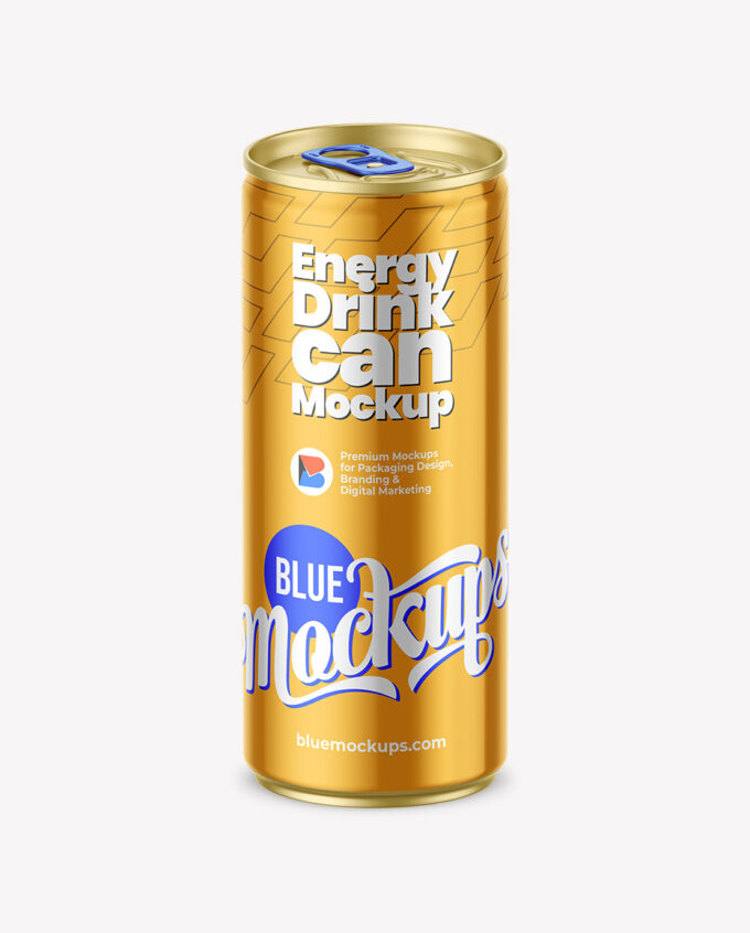 Aluminium Can Mockup | Metallic