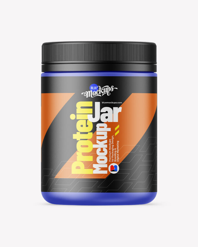 Protein Jar Mockup | Matte