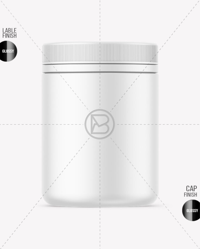 Protein Jar Mockup | Matte