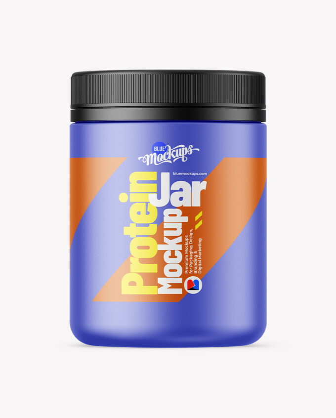 Protein Jar Mockup | Matte