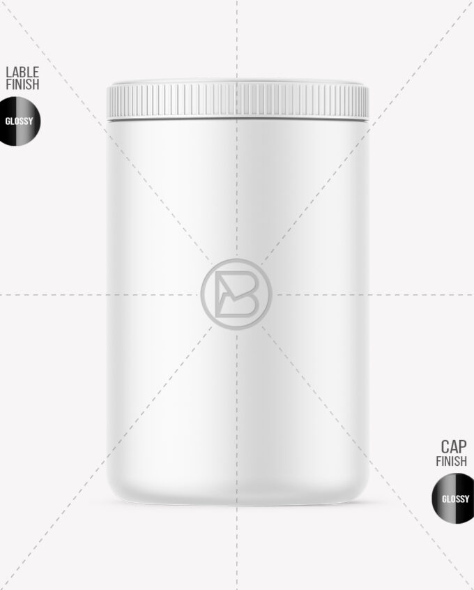 Protein Jar Mockup | Matte