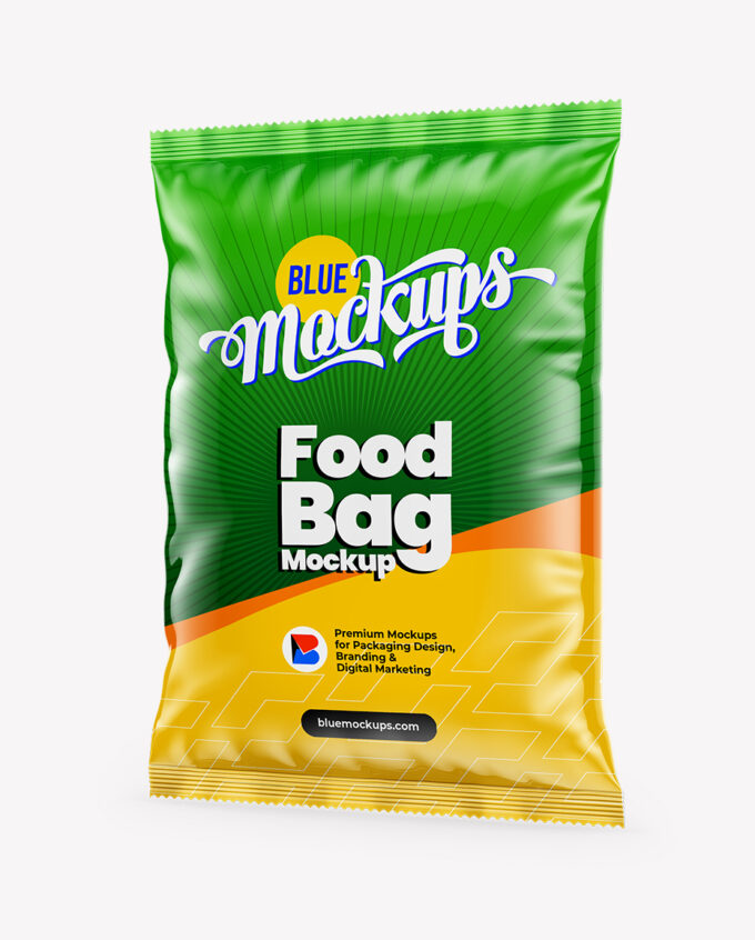 Food Bag Mockup | Glossy