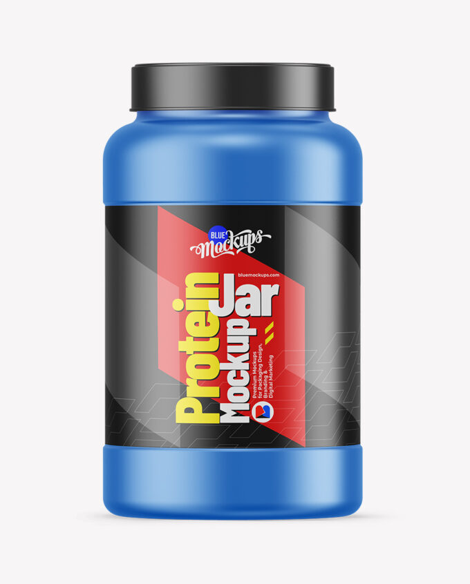 Protein Jar Mockup | Matte