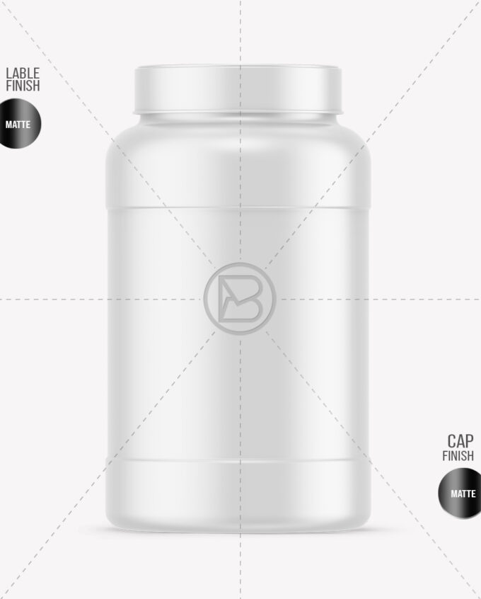 Protein Jar Mockup | Matte