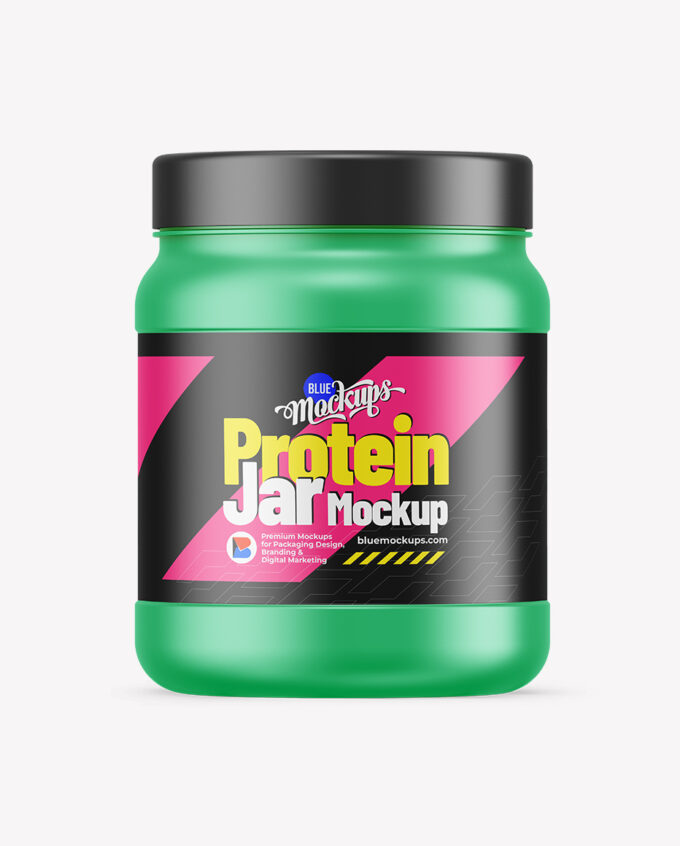 Protein Jar Mockup | Matte