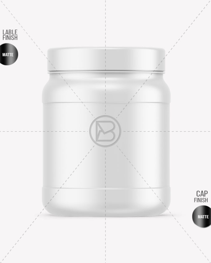 Protein Jar Mockup | Matte