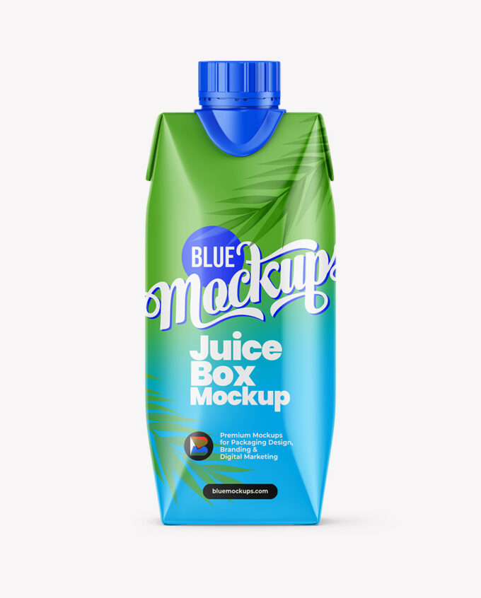 Juice Carton Pack Mockup