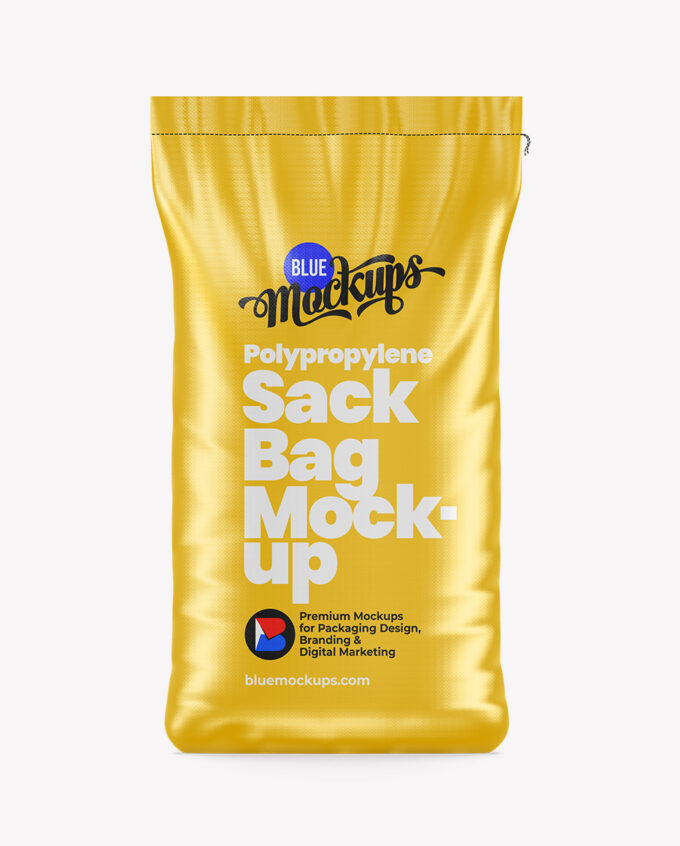 Sack Bag Mockup | Polypropylene