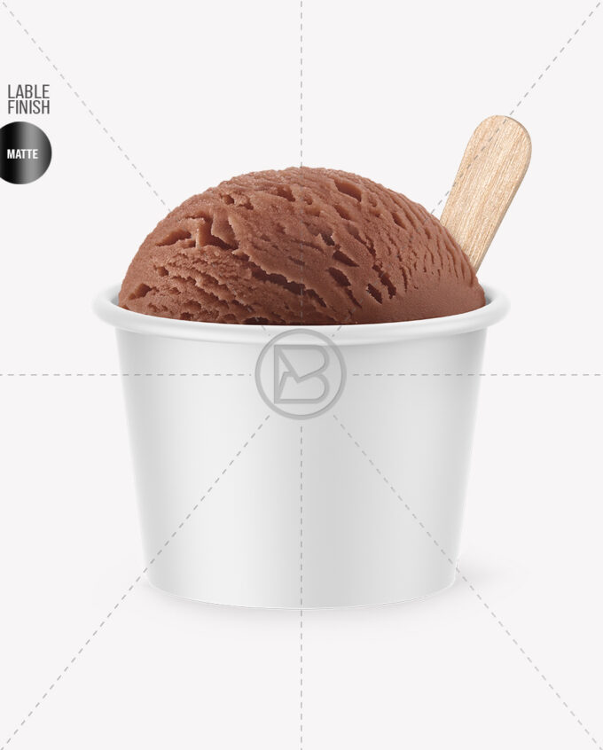 Ice Cream Cup Mockup