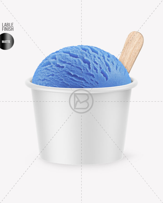 Ice Cream Cup Mockup