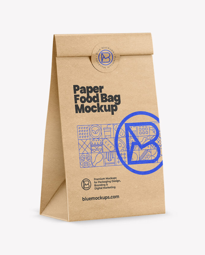 Food Bag Mockup | Kraft