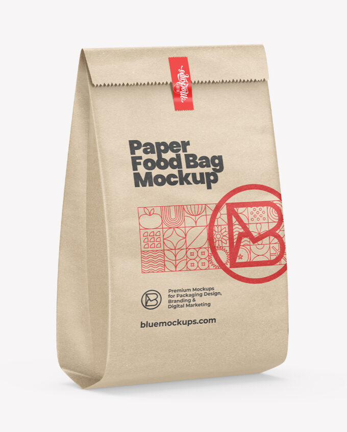 Food Bag Mockup | Kraft