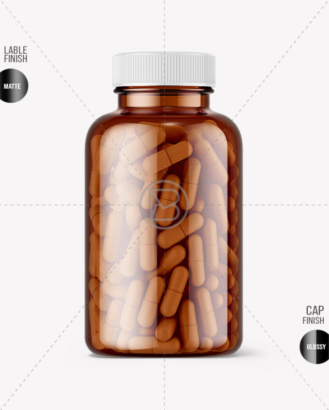 Capsules Jar Mockups | Amber - Image 2