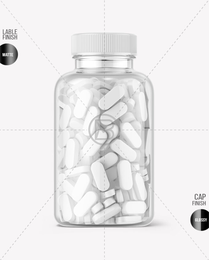 Pills Jar Mockups | Clear - Image 2