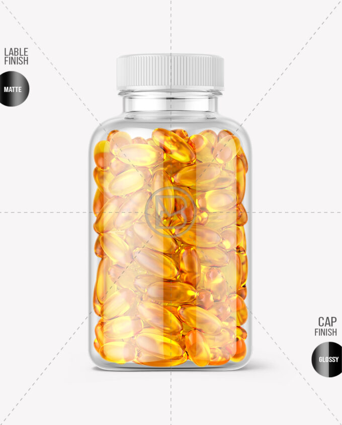 Fish Oil Capsules Mockups | Clear - Image 2